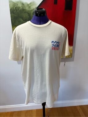Men’s Vineyard Vines Cream Short-Sleeve Crewneck T-Shirt